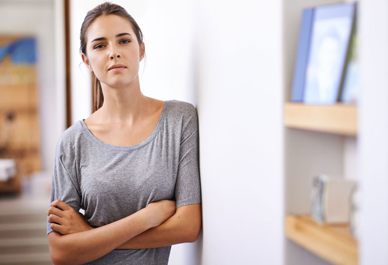 Image of a woman that is confident in her termite prevention.